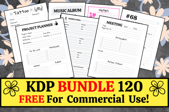 Download KDP Bundle Pack 120 Templates + Extras - Bundle pack Collection