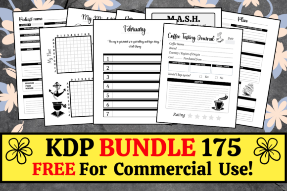 Download KDP Bundle Pack 175 Templates + Extras - Bundle pack Collection