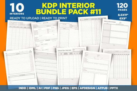 Download KDP Interior Bundle Pack #11 - Bundle pack Collection