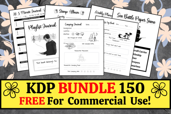 Download KDP Bundle Pack 150 Templates + Extras - Bundle pack Collection