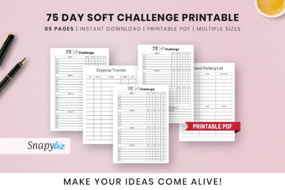Download Printable 75 SOFT Challenge Free - 75 soft challenge Collection