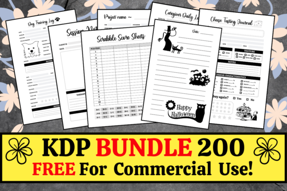 Download KDP Bundle Pack 200 Templates + Extras - Bundle pack Collection