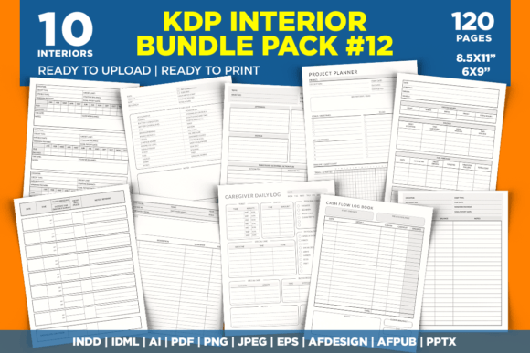 Download KDP Interior Bundle Pack #12 - Bundle pack Collection