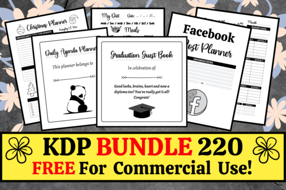 Download KDP Bundle Pack 220 Templates + Extras - Bundle pack Collection